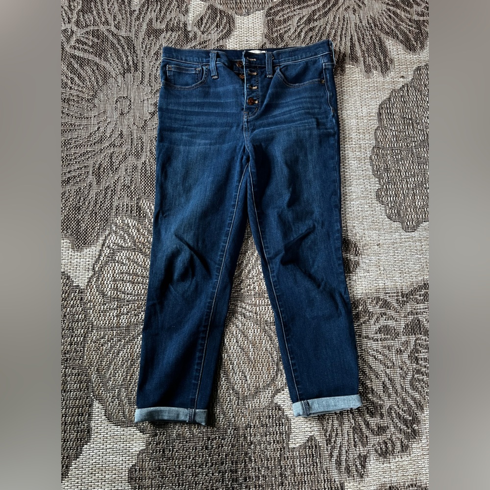 Madewell Blue Straight Jeans Classic Style